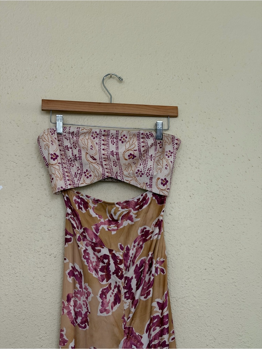 Free People | Juliet Strapless Jumpsuit with Cut Outs - Size XS - Picture 4 of 8